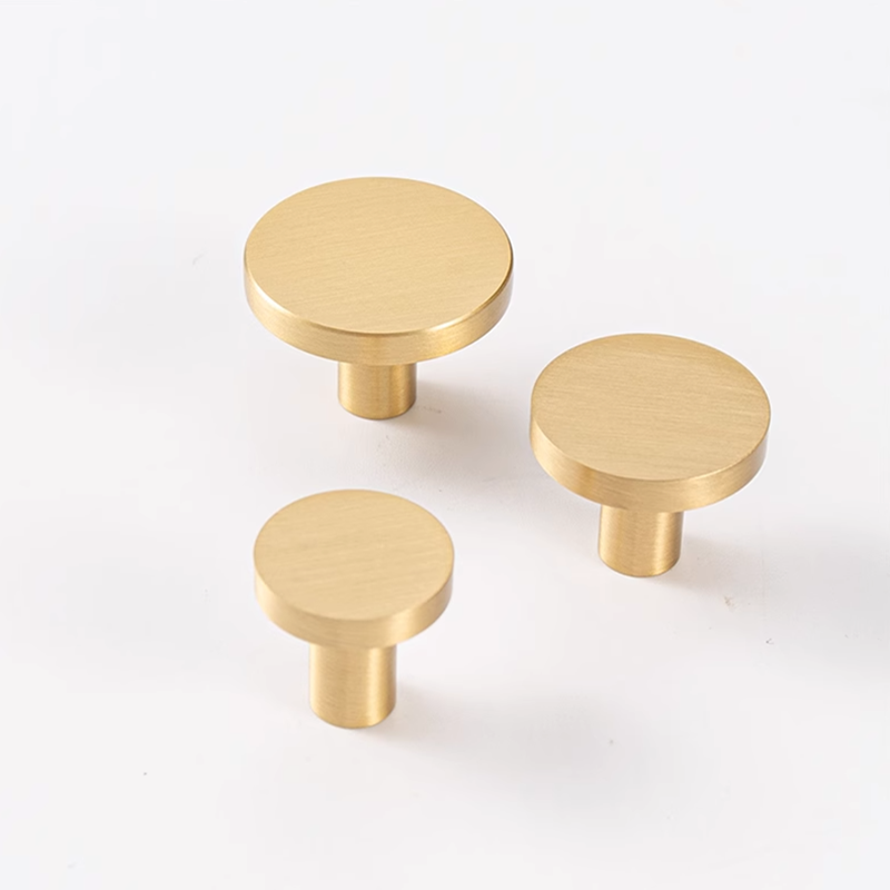 Cabinet Knob Round - Perillas Redondas de Latón para Cajones