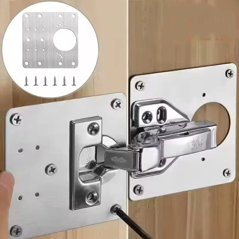Furniture Hardware Repair - Placa de Reparación para Bisagras de