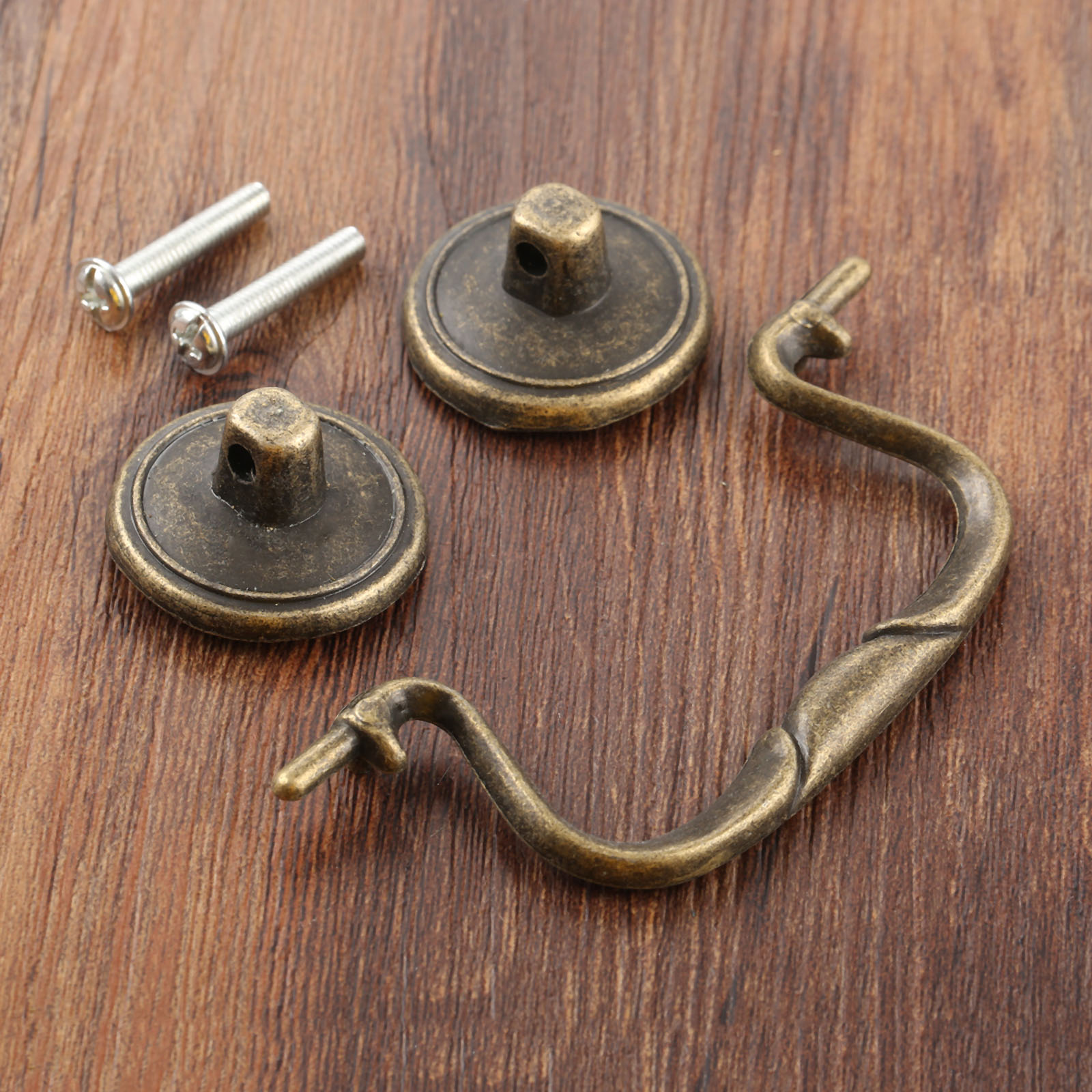 Furniture And Hardware Shop - Manijas de plástico Vintage con tornillos,