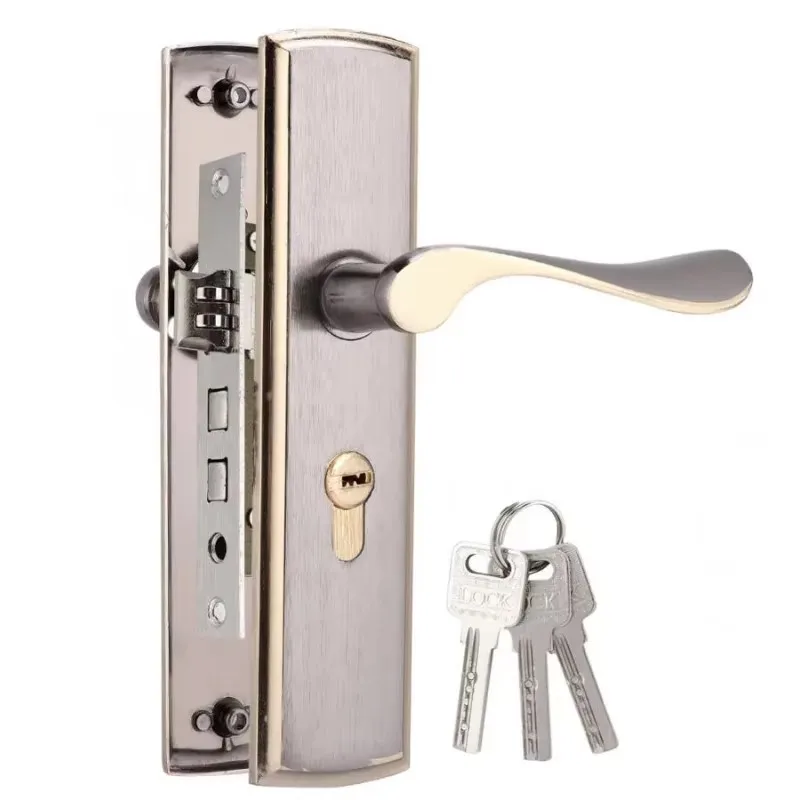 Furniture Hardware Decorative - Cerradura de manija de Puerta Dorada,