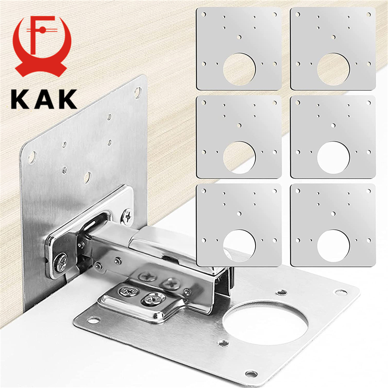 Furniture Hardware Repair - KAK-placa de reparación de bisagra, Kit