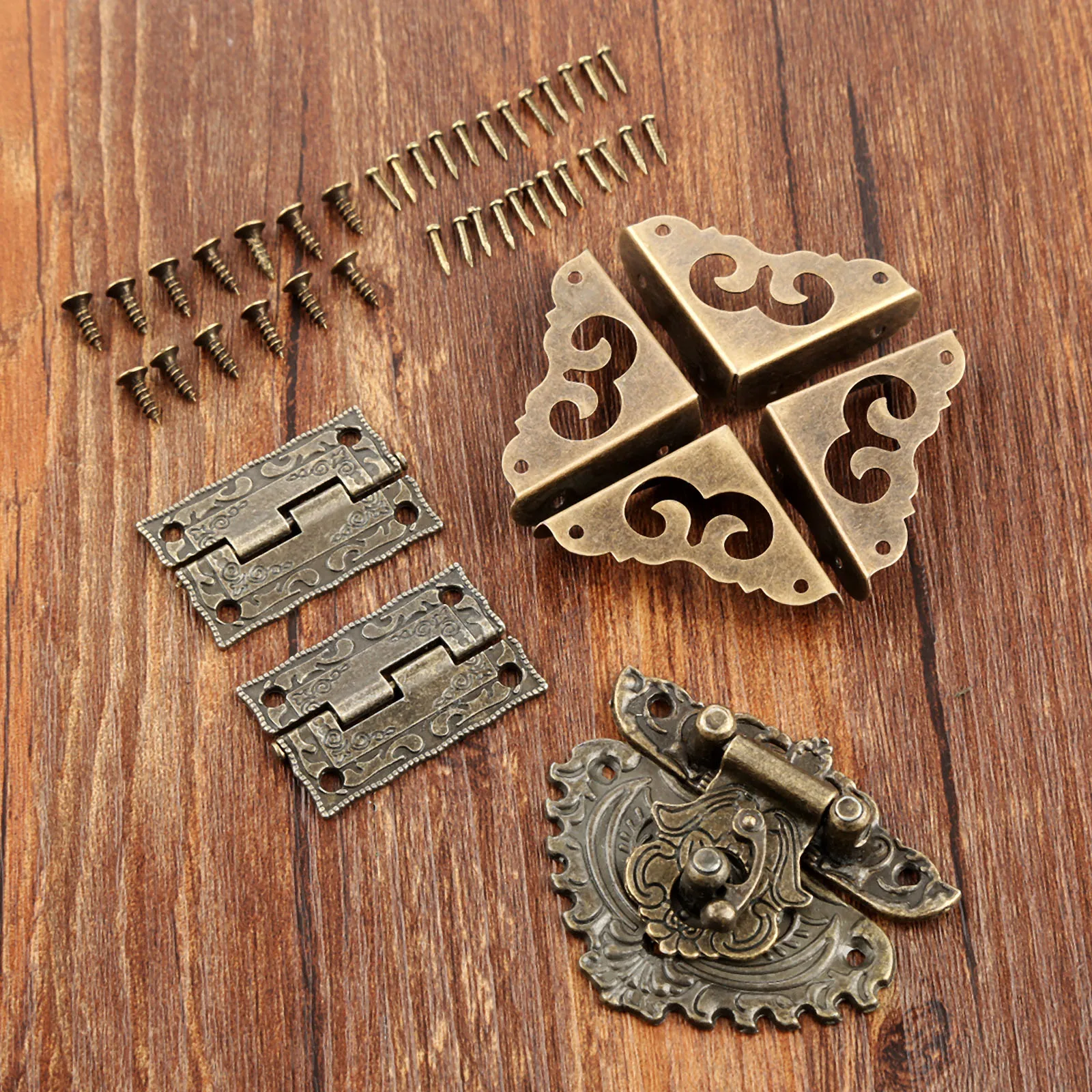 Furniture Hardware Antique - Candado de Bronce Antiguo, cerrojo +