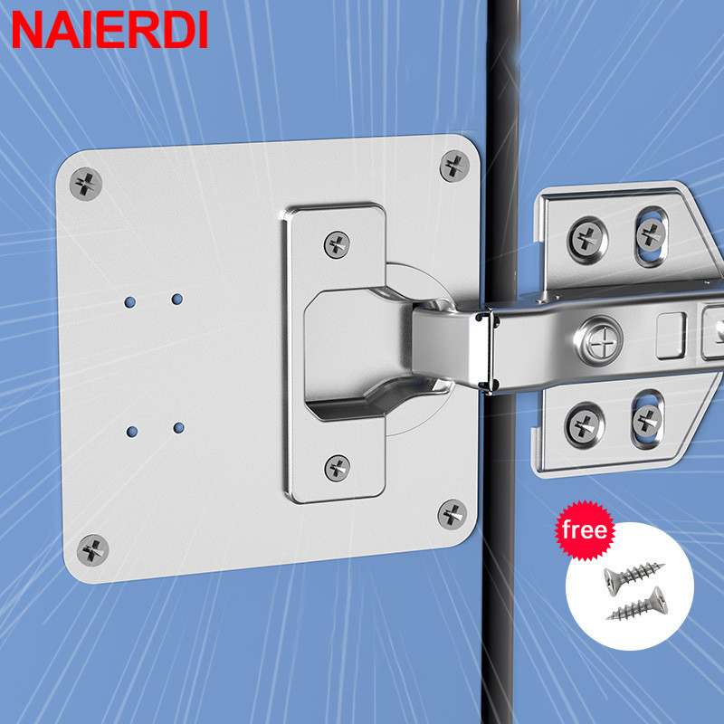 Furniture Hardware Repair - NAIERDI-placa de reparación de bisagra de