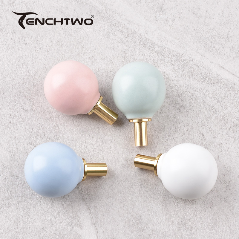 Ganchos de cerámica redondos,  - Furniture Joint Hardware reseña y precio