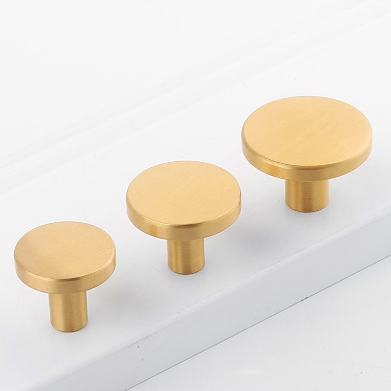 Perillas Redondas de Latón par - Cabinet Knob Round reseña y precio