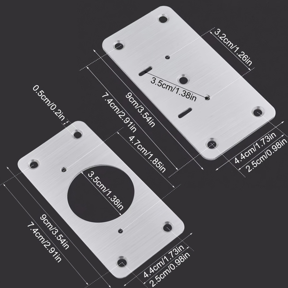 4 pares de placas de reparació - Furniture Hardware Repair reseña y precio