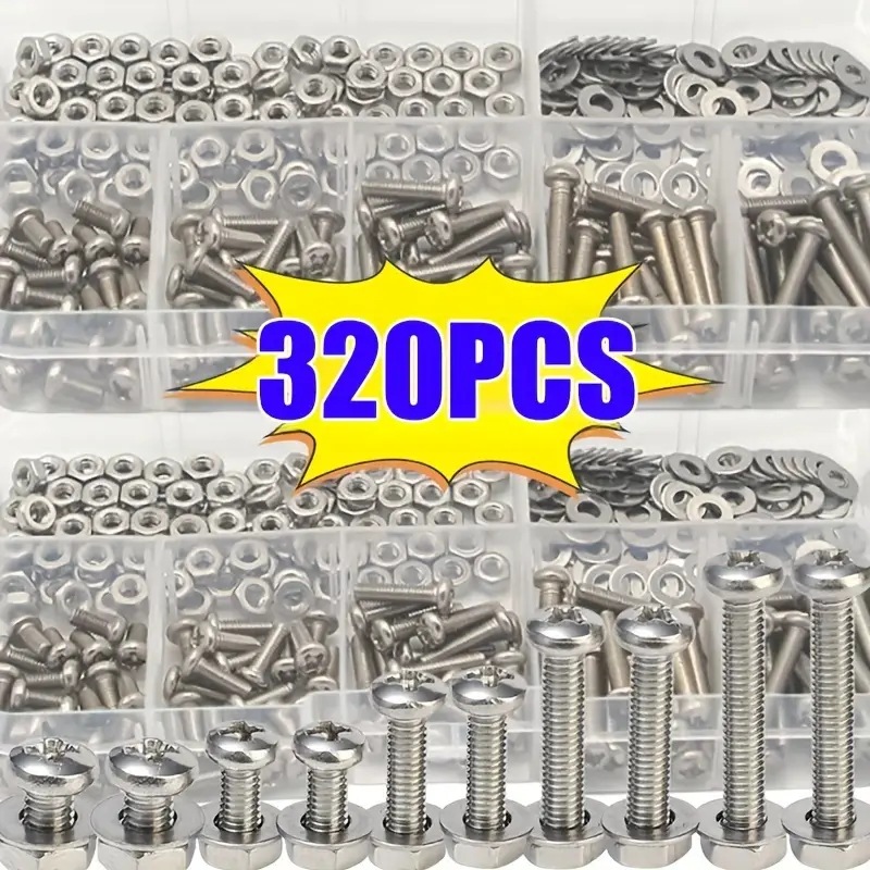Juego de tuercas y pernos hexa - Furniture Hardware Repair reseña y precio