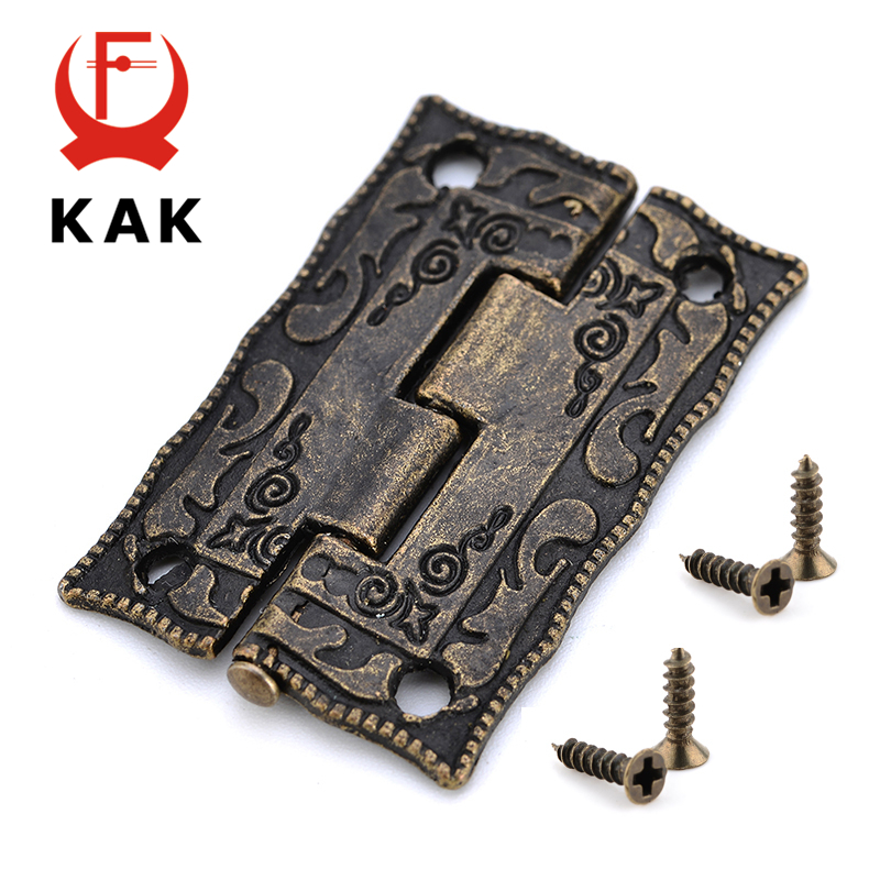 10 Uds KAK bisagras de bronce  - Furniture Hardware Antique reseña y precio