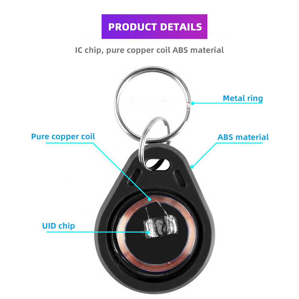 Llavero UID negro RF HF de 13, - Cabinet Lock Key reseña y precio