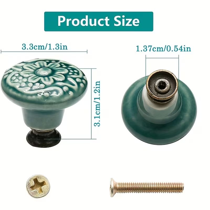 12 perillas de cerámica para g - Furniture Joint Hardware reseña y precio