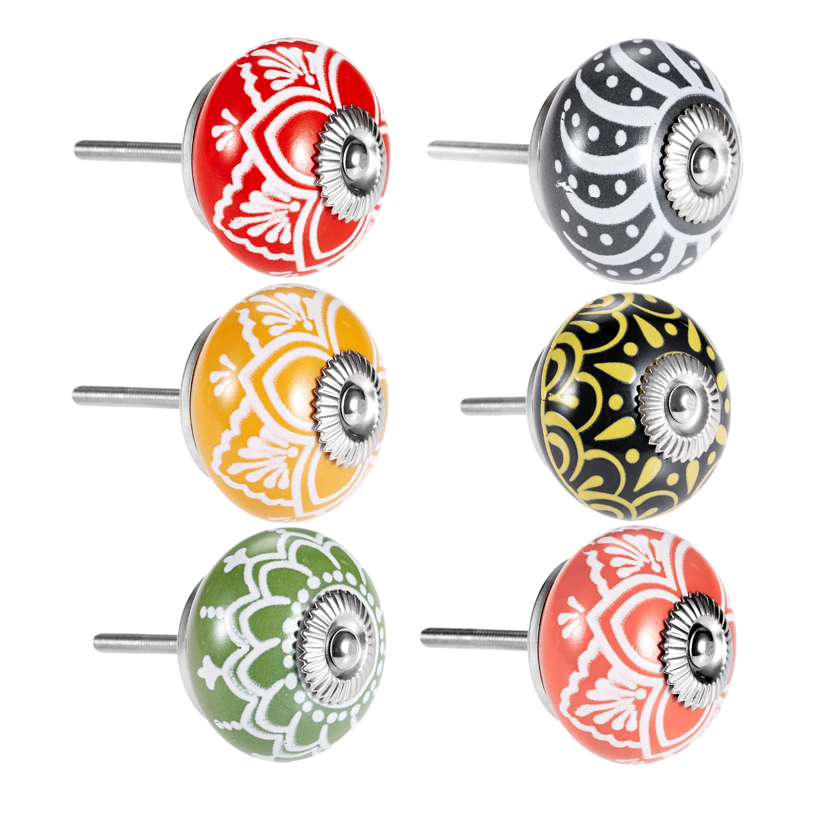 Mango de cerámica con estampad - Cabinet Knob Round reseña y precio