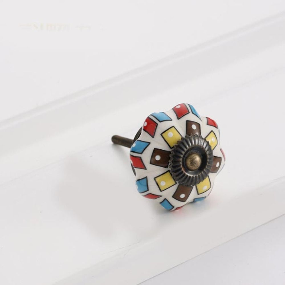 Manija de calabaza de cerámica - Cabinet Knob Round reseña y precio
