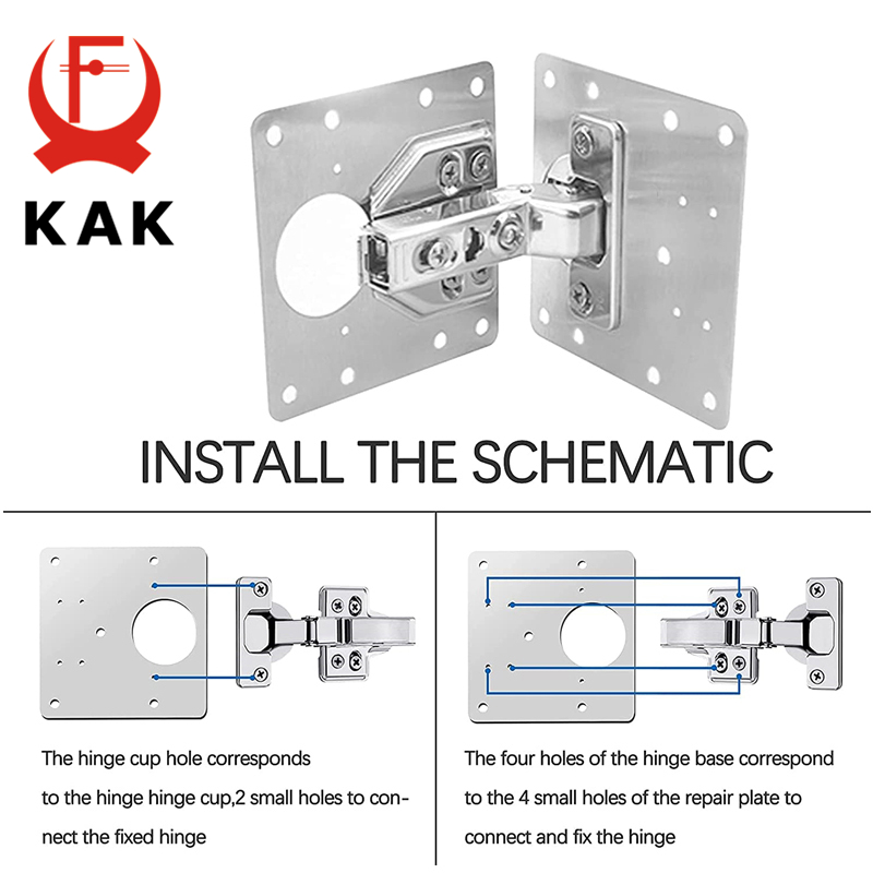 KAK-placa de reparación de bis - Furniture Hardware Repair reseña y precio