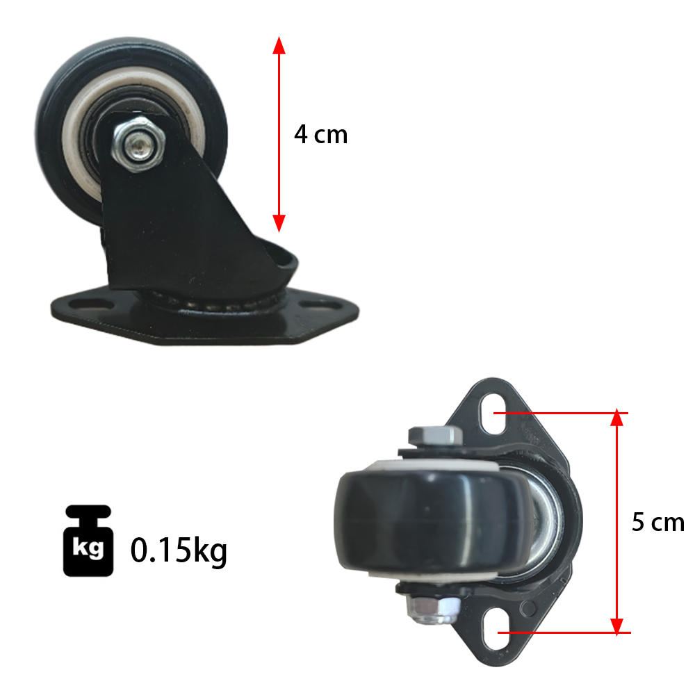 Rueda de carrito de carga, acc - Furniture And Hardware Shop reseña y precio