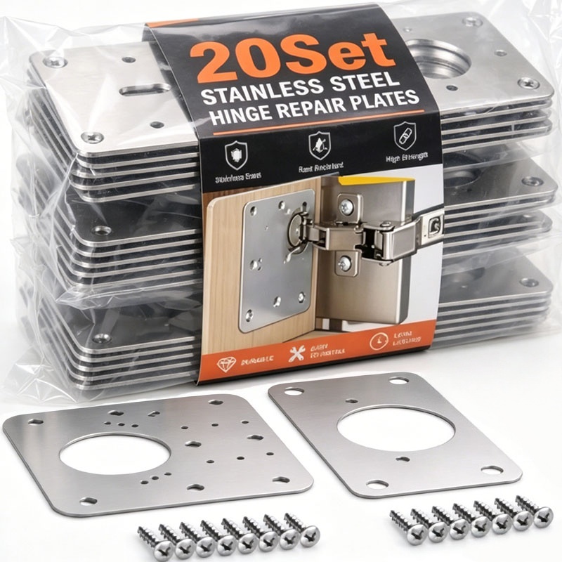 Kit de Placa de Reparación par - Furniture Hardware Repair reseña y precio