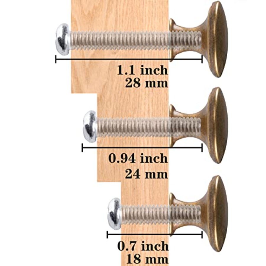 Paquete de 6 tiradores redondo - Cabinet Knob Round reseña y precio
