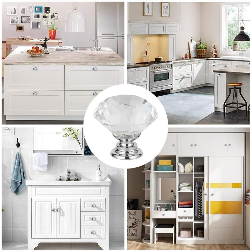 Juego de 6 Perillas Redondas d - Furniture Joint Hardware reseña y precio